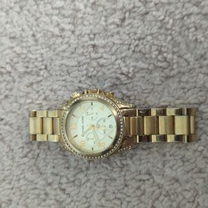 Gold Michael Kors watch, needs battery